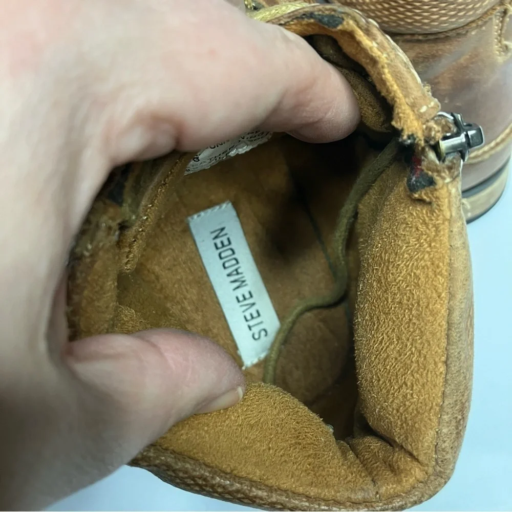 Steve Madden Jensunn leather boots size 9‎